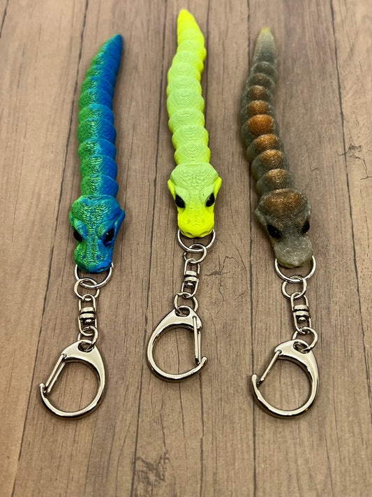 Snake - Baby Ball Python (Keychain/Bag Clip)